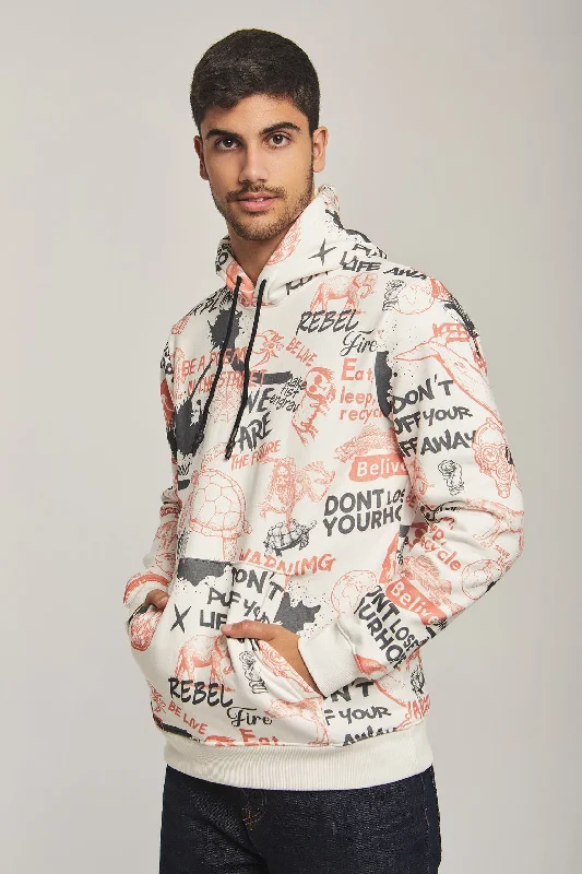 Men's Slim - Fit Printed Floral Casual Shirts in Pastel Colors for a Spring - Inspired VibeMen Sweat Shirt Printed Hoody Off white Men's Slim - Fit Printed Floral Casual Shirts in Pastel Colors for a Spring - Inspired VibeMen Sweat Shirt Printed Hoody Off white