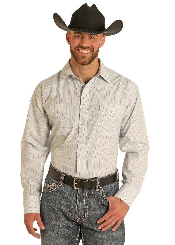Men's Shearling - Lined Collar Casual Shirts in Brown for a Rustic and Warm AppealMen's Panhandle Snap Front Shirt #SXN2S04446 Men's Shearling - Lined Collar Casual Shirts in Brown for a Rustic and Warm AppealMen's Panhandle Snap Front Shirt #SXN2S04446