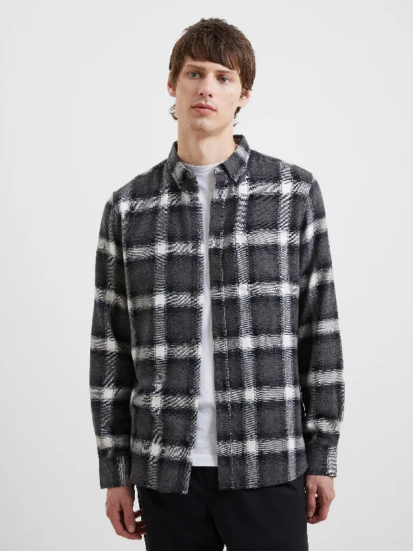 Men's Slim - Fit Printed Floral Casual Shirts in Pastel Colors for a Spring - Inspired VibeChecked Flannel Shirt Men's Slim - Fit Printed Floral Casual Shirts in Pastel Colors for a Spring - Inspired VibeChecked Flannel Shirt