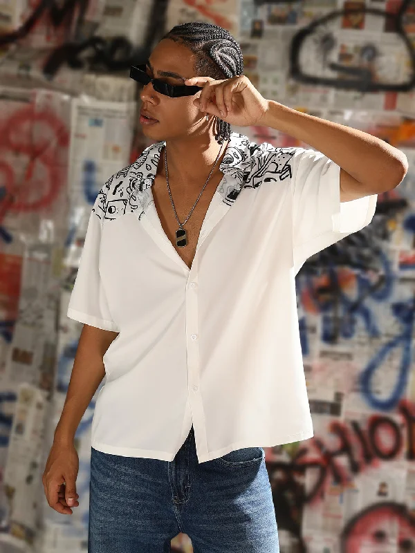 Plus Size Men's Plaid Flannel Casual Shirts in Earth Tones for a Cozy Fall OutfitMen White Graphic Oversized Shirt Plus Size Men's Plaid Flannel Casual Shirts in Earth Tones for a Cozy Fall OutfitMen White Graphic Oversized Shirt