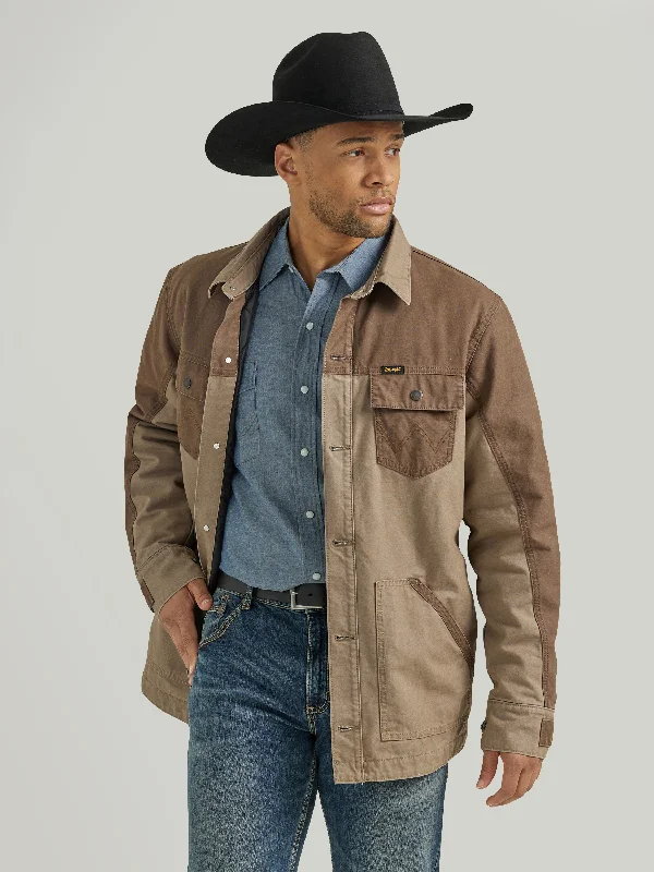 Men's Button - Down Oxford Casual Shirts in Crisp White for a Classic and Versatile StyleMen's Wrangler Chore Coat #112352968 Men's Button - Down Oxford Casual Shirts in Crisp White for a Classic and Versatile StyleMen's Wrangler Chore Coat #112352968