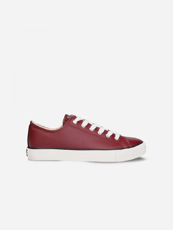 Clove Unisex Vegan Apple Leather Sneakers | Red