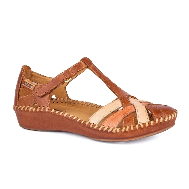 Pikolinos P. Vallarta 655-0732C5 Backstrap Sandal (Women) - Brandy Leather