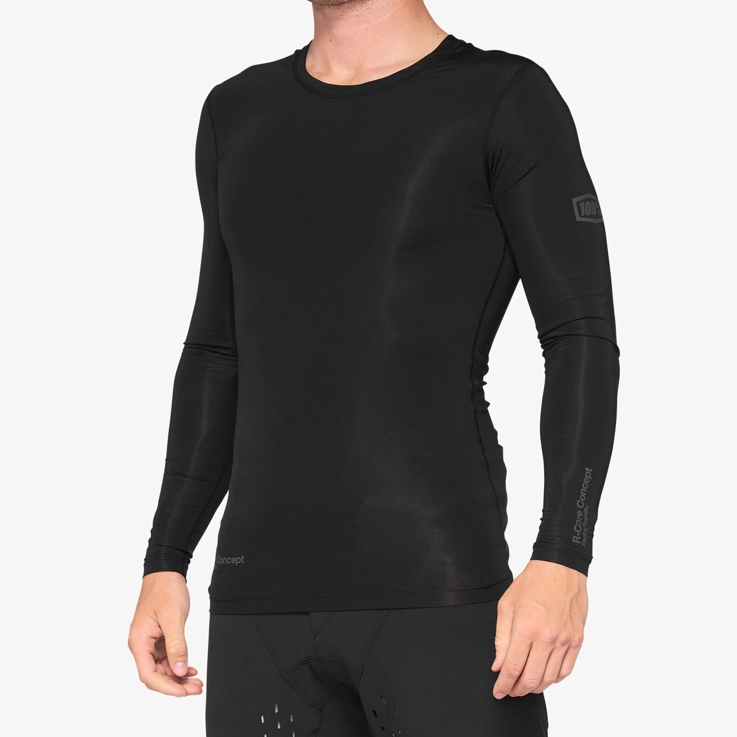 Men's Moisture - Wicking Golf Jerseys with UV Protection for Comfortable Rounds on the Course100% R-Core Concept Long Sleeve MTB Jersey - Black Men's Moisture - Wicking Golf Jerseys with UV Protection for Comfortable Rounds on the Course100% R-Core Concept Long Sleeve MTB Jersey - Black