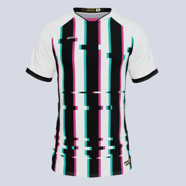 Men's Limited - Edition Cricket Jerseys Commemorating Historic Matches for Die - Hard Cricket Lovers3D Glitch Custom Pro-Neck Jersey Men's Limited - Edition Cricket Jerseys Commemorating Historic Matches for Die - Hard Cricket Lovers3D Glitch Custom Pro-Neck Jersey