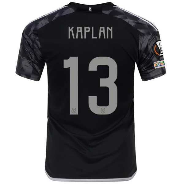 Men's Limited - Release American Football Jerseys of Rookie Stars for Early Adopters and Fansadidas Ajax Ahmetcan Kaplan Third Jersey w/ Europa League Patches 23/24 (Black)