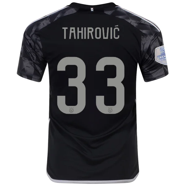 Men's Authentic Soccer Jerseys of National Teams for International Football Eventsadidas Ajax Benjamin Tahirović Third Jersey w/ Eredivise League Patch 23/24 (Black) Men's Authentic Soccer Jerseys of National Teams for International Football Eventsadidas Ajax Benjamin Tahirović Third Jersey w/ Eredivise League Patch 23/24 (Black)
