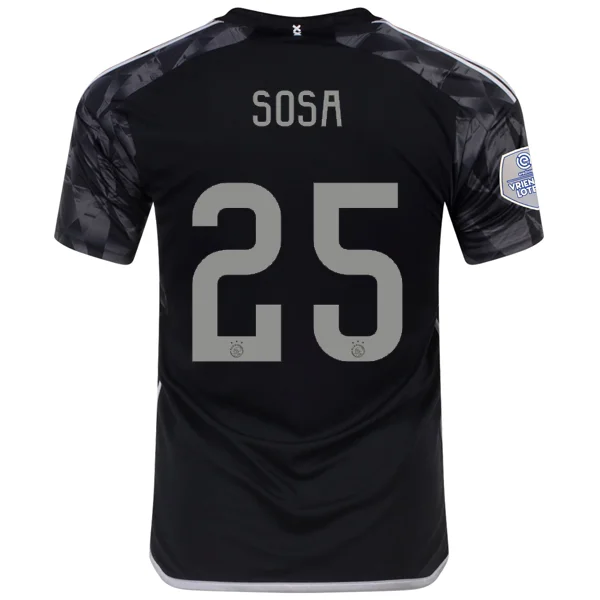 Men's Basketball Jerseys with Signature Player Logos for a Fan - Favorite Lookadidas Ajax Borna Sosa Third Jersey w/ Eredivise League Patch 23/24 (Black) Men's Basketball Jerseys with Signature Player Logos for a Fan - Favorite Lookadidas Ajax Borna Sosa Third Jersey w/ Eredivise League Patch 23/24 (Black)