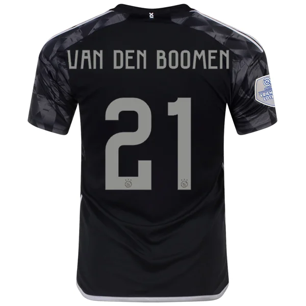 Men's Basketball Jerseys with Signature Player Logos for a Fan - Favorite Lookadidas Ajax Branco van den Boomen Third Jersey w/ Eredivise League Patch 23/24 (Black) Men's Basketball Jerseys with Signature Player Logos for a Fan - Favorite Lookadidas Ajax Branco van den Boomen Third Jersey w/ Eredivise League Patch 23/24 (Black)