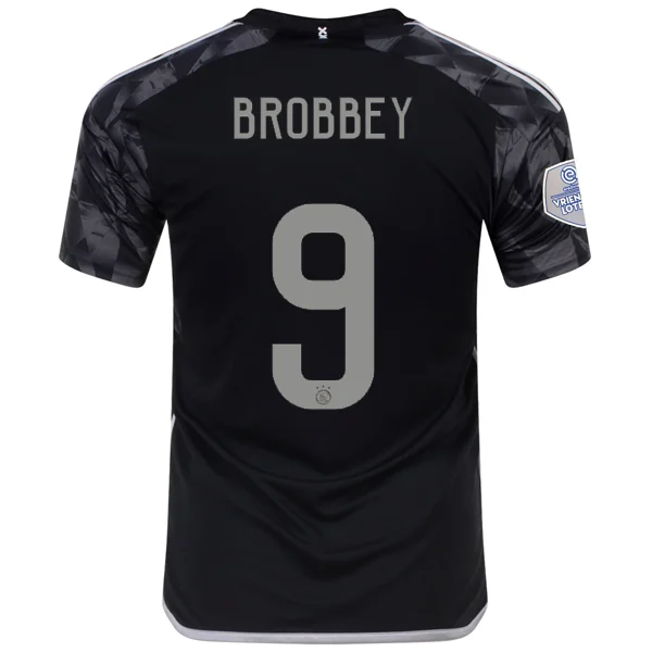 Men's Retro Hockey Jerseys with Classic Stripes and Logos for a Nostalgic Hockey Aestheticadidas Ajax Brian Brobbey Third Jersey w/ Eredivise League Patch 23/24 (Black) Men's Retro Hockey Jerseys with Classic Stripes and Logos for a Nostalgic Hockey Aestheticadidas Ajax Brian Brobbey Third Jersey w/ Eredivise League Patch 23/24 (Black)