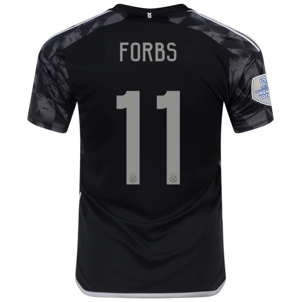 Men's Replica Hockey Jerseys of Star Players for Devoted Ice Hockey Supportersadidas Ajax Carlos Forbs Third Jersey w/ Eredivise League Patch 23/24 (Black) Men's Replica Hockey Jerseys of Star Players for Devoted Ice Hockey Supportersadidas Ajax Carlos Forbs Third Jersey w/ Eredivise League Patch 23/24 (Black)