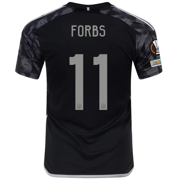 Men's Cycling Jerseys with Reflective Stripes for Safe and Stylish Rides at Nightadidas Ajax Carlos Forbs Third Jersey w/ Europa League Patches 23/24 (Black) Men's Cycling Jerseys with Reflective Stripes for Safe and Stylish Rides at Nightadidas Ajax Carlos Forbs Third Jersey w/ Europa League Patches 23/24 (Black)