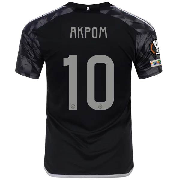 Men's Moisture - Wicking Lacrosse Jerseys with Mesh Panels for Optimal Performance on the Fieldadidas Ajax Chuba Akpom Third Jersey w/ Europa League Patches 23/24 (Black) Men's Moisture - Wicking Lacrosse Jerseys with Mesh Panels for Optimal Performance on the Fieldadidas Ajax Chuba Akpom Third Jersey w/ Europa League Patches 23/24 (Black)