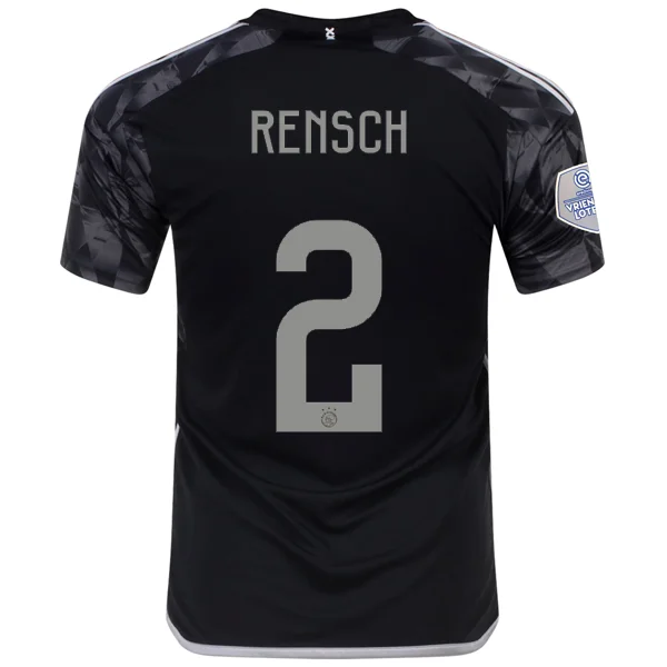 Men's Moisture - Wicking Lacrosse Jerseys with Mesh Panels for Optimal Performance on the Fieldadidas Ajax Devyne Rensch Third Jersey w/ Eredivise League Patch 23/24 (Black) Men's Moisture - Wicking Lacrosse Jerseys with Mesh Panels for Optimal Performance on the Fieldadidas Ajax Devyne Rensch Third Jersey w/ Eredivise League Patch 23/24 (Black)