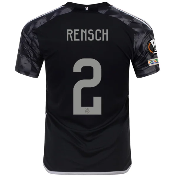 Men's NBA Authentic Team Jerseys in Official Team Colors for True Basketball Fansadidas Ajax Devyne Rensch Third Jersey w/ Europa League Patches 23/24 (Black) Men's NBA Authentic Team Jerseys in Official Team Colors for True Basketball Fansadidas Ajax Devyne Rensch Third Jersey w/ Europa League Patches 23/24 (Black)