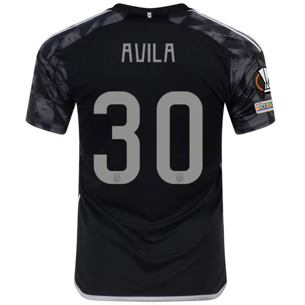 Men's Limited - Edition Cricket Jerseys Commemorating Historic Matches for Die - Hard Cricket Loversadidas Ajax Gastón Avila Third Jersey w/ Europa League Patches 23/24 (Black) Men's Limited - Edition Cricket Jerseys Commemorating Historic Matches for Die - Hard Cricket Loversadidas Ajax Gastón Avila Third Jersey w/ Europa League Patches 23/24 (Black)