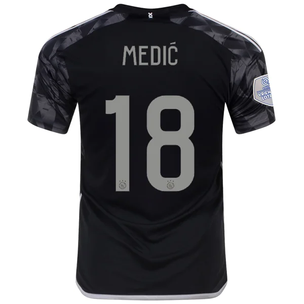 Men's Vintage American Football Jerseys of Legendary Teams for Collectors and Fansadidas Ajax Jakov Medić Third Jersey w/ Eredivise League Patch 23/24 (Black) Men's Vintage American Football Jerseys of Legendary Teams for Collectors and Fansadidas Ajax Jakov Medić Third Jersey w/ Eredivise League Patch 23/24 (Black)