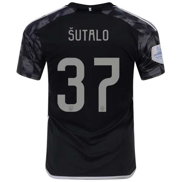 Men's Basketball Jerseys in Sleeveless Design for Enhanced Mobility on the Courtadidas Ajax Josip Šutalo Third Jersey w/ Eredivise League Patch 23/24 (Black) Men's Basketball Jerseys in Sleeveless Design for Enhanced Mobility on the Courtadidas Ajax Josip Šutalo Third Jersey w/ Eredivise League Patch 23/24 (Black)