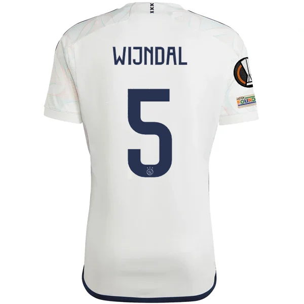 Men's Moisture - Wicking Lacrosse Jerseys with Mesh Panels for Optimal Performance on the Fieldadidas Ajax Owen Wijndal Away Jersey w/ Europa League Patches 23/24 (Core White) Men's Moisture - Wicking Lacrosse Jerseys with Mesh Panels for Optimal Performance on the Fieldadidas Ajax Owen Wijndal Away Jersey w/ Europa League Patches 23/24 (Core White)