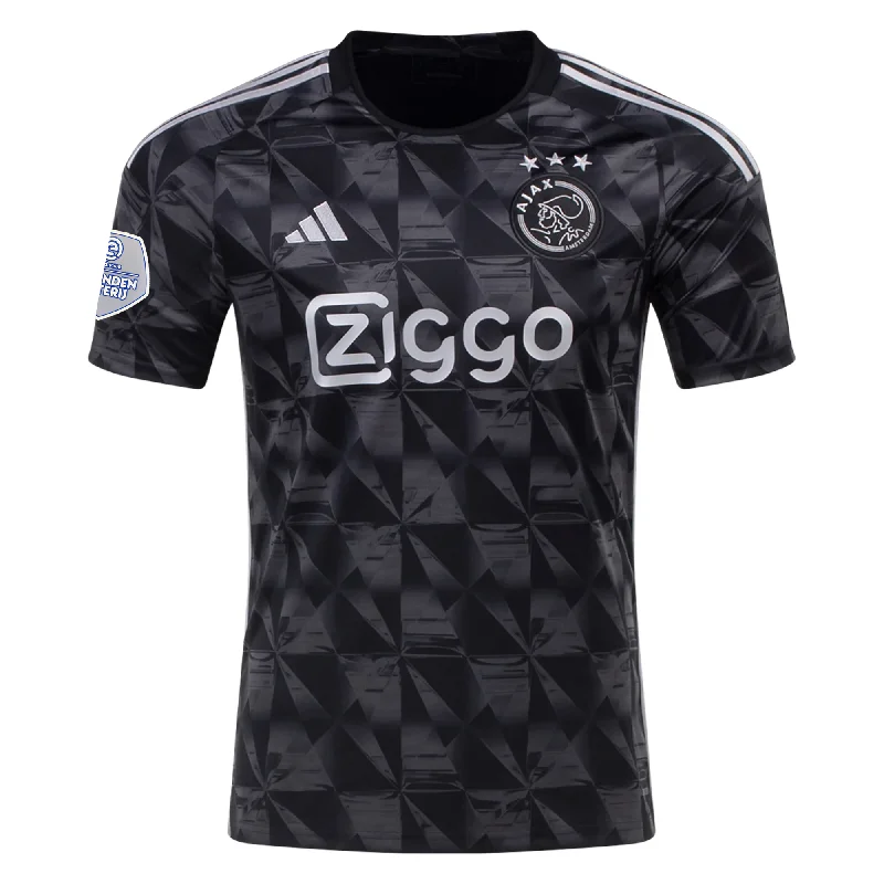 Men's Moisture - Wicking Lacrosse Jerseys with Mesh Panels for Optimal Performance on the Fieldadidas Ajax Third Jersey w/ Eredivise League Patch 23/24 (Black) Men's Moisture - Wicking Lacrosse Jerseys with Mesh Panels for Optimal Performance on the Fieldadidas Ajax Third Jersey w/ Eredivise League Patch 23/24 (Black)