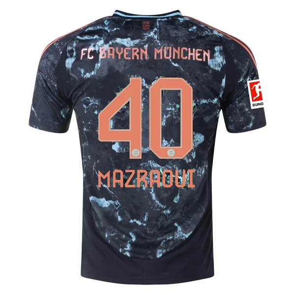 Men's Limited - Edition Cricket Jerseys Commemorating Historic Matches for Die - Hard Cricket Loversadidas Bayern Munich Noussair Mazraoui Away Jersey w/ Bundesliga Patch 24/25 (Black/Copper/Blue) Men's Limited - Edition Cricket Jerseys Commemorating Historic Matches for Die - Hard Cricket Loversadidas Bayern Munich Noussair Mazraoui Away Jersey w/ Bundesliga Patch 24/25 (Black/Copper/Blue)