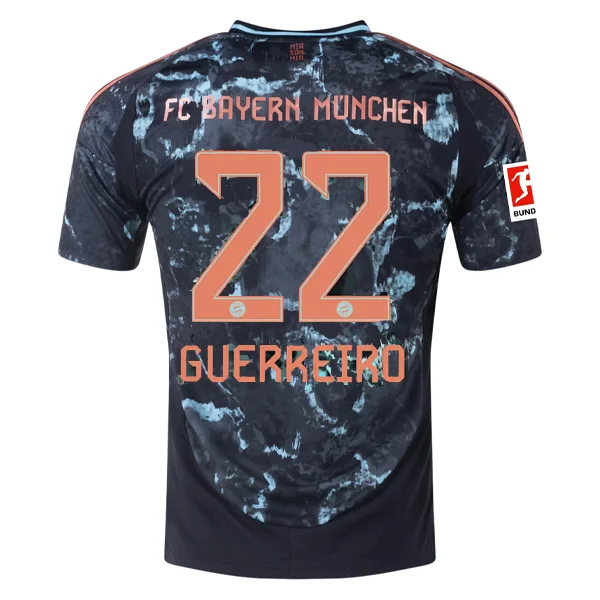Men's Throwback Tennis Jerseys Inspired by Iconic Matches and Playersadidas Bayern Munich Raphaël Guerreiro Away Jersey w/ Bundesliga Patch 24/25 (Black/Copper/Blue) Men's Throwback Tennis Jerseys Inspired by Iconic Matches and Playersadidas Bayern Munich Raphaël Guerreiro Away Jersey w/ Bundesliga Patch 24/25 (Black/Copper/Blue)