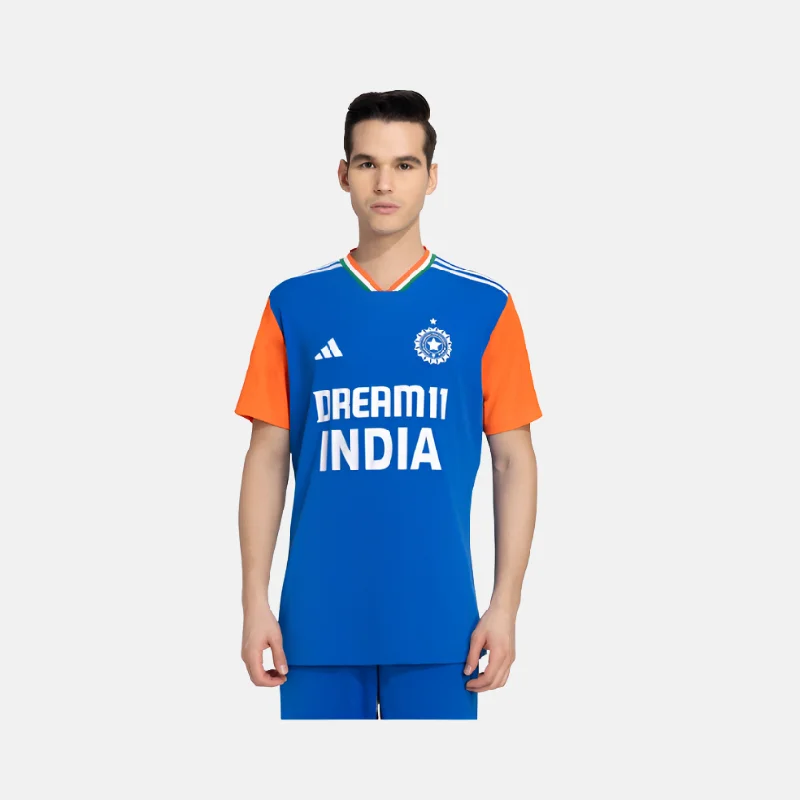 Men's Limited - Release American Football Jerseys of Rookie Stars for Early Adopters and FansAdidas India Cricket T20 Fan Jersey 2024 -Blue/Orange Men's Limited - Release American Football Jerseys of Rookie Stars for Early Adopters and FansAdidas India Cricket T20 Fan Jersey 2024 -Blue/Orange