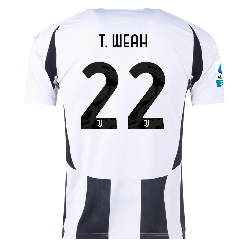 Men's Football Jerseys with Embroidered Club Badges for a Premium and Authentic Appealadidas Juventus Timothy Weah Home Jersey w/ Serie A Patch 24/25 (White/Black) Men's Football Jerseys with Embroidered Club Badges for a Premium and Authentic Appealadidas Juventus Timothy Weah Home Jersey w/ Serie A Patch 24/25 (White/Black)