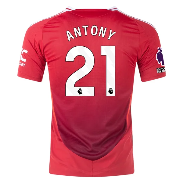 Men's Sustainable Organic Cotton Rugby Jerseys for Eco - Conscious Sports Enthusiastsadidas Manchester United Authentic Antony Home Jersey w/ EPL + No Room For Racism Patches 24/25 (MUFC Red/Bright Red) Men's Sustainable Organic Cotton Rugby Jerseys for Eco - Conscious Sports Enthusiastsadidas Manchester United Authentic Antony Home Jersey w/ EPL + No Room For Racism Patches 24/25 (MUFC Red/Bright Red)