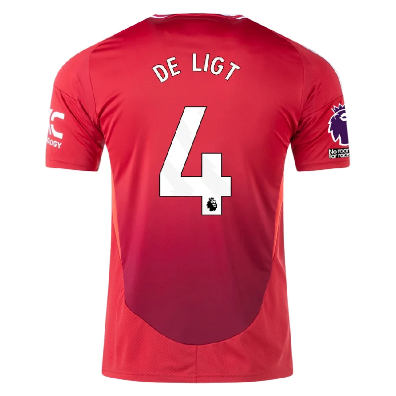 Men's Custom - Embroidered Volleyball Jerseys for Team Uniforms or Personalized Gearadidas Manchester United Matthijs De Ligt Home Jersey w/ EPL + No Room For Racism 24/25 (MUFC Red) Men's Custom - Embroidered Volleyball Jerseys for Team Uniforms or Personalized Gearadidas Manchester United Matthijs De Ligt Home Jersey w/ EPL + No Room For Racism 24/25 (MUFC Red)