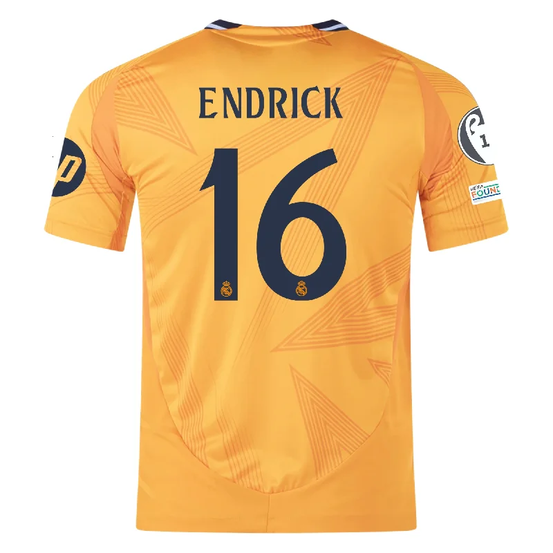 Men's Custom - Printed Baseball Jerseys with Player Names and Numbers for Personalized Styleadidas Real Madrid Authentic Endrick Away Jersey w/ Champions League Patches 24/25 (Crew Orange) Men's Custom - Printed Baseball Jerseys with Player Names and Numbers for Personalized Styleadidas Real Madrid Authentic Endrick Away Jersey w/ Champions League Patches 24/25 (Crew Orange)