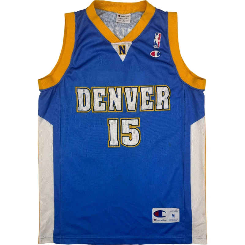 Men's Authentic Soccer Jerseys of National Teams for International Football EventsChampion Denver Nuggets Carmelo Anthony 15 NBA Jersey Blue Men's Authentic Soccer Jerseys of National Teams for International Football EventsChampion Denver Nuggets Carmelo Anthony 15 NBA Jersey Blue