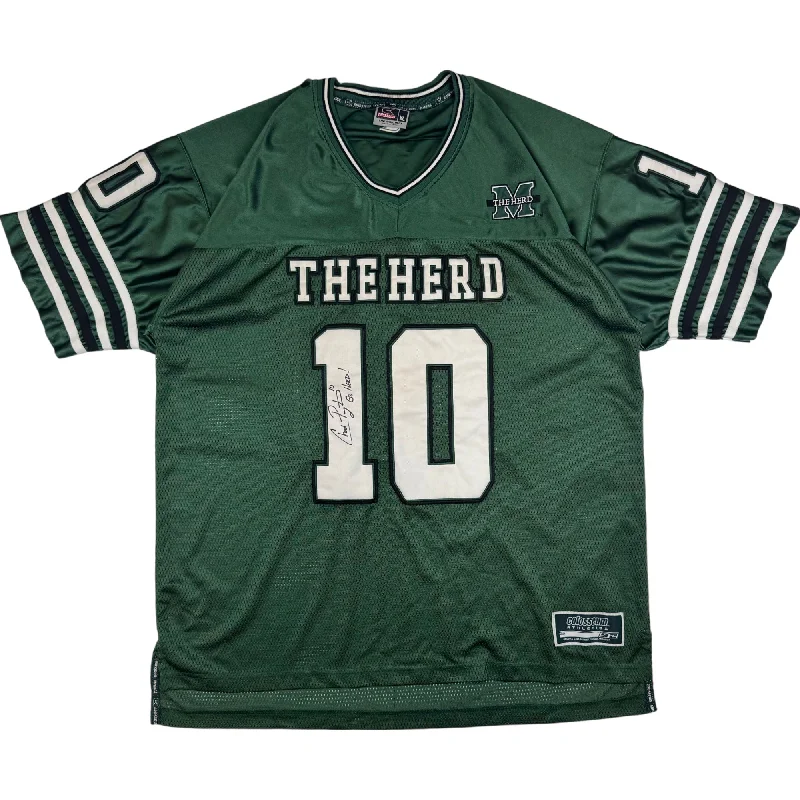 Men's Basketball Jerseys with Signature Player Logos for a Fan - Favorite LookColosseum Athletics Marshall University #10 Signed Football Jersey Green Men's Basketball Jerseys with Signature Player Logos for a Fan - Favorite LookColosseum Athletics Marshall University #10 Signed Football Jersey Green