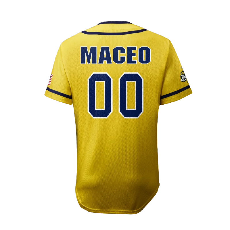 Men's Replica Hockey Jerseys of Star Players for Devoted Ice Hockey SupportersBananas Maceo #00 EvoShield Jersey - Yellow
