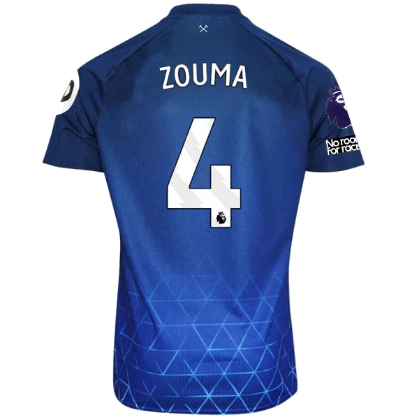 Men's Custom - Printed Baseball Jerseys with Player Names and Numbers for Personalized StyleUmbro West Ham Kurt Zouma Third Jersey w/ EPL + No Room For Racism Patches 23/24 (Navy/Sky Blue) Men's Custom - Printed Baseball Jerseys with Player Names and Numbers for Personalized StyleUmbro West Ham Kurt Zouma Third Jersey w/ EPL + No Room For Racism Patches 23/24 (Navy/Sky Blue)