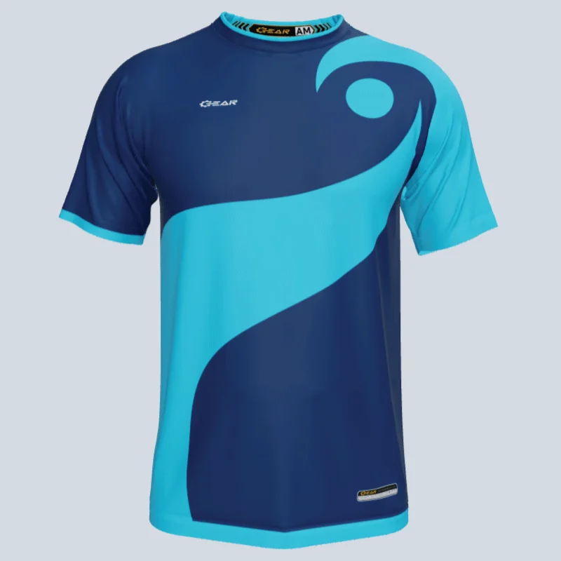 Men's Moisture - Wicking Golf Jerseys with UV Protection for Comfortable Rounds on the CourseCustom Team Swirl Jersey Men's Moisture - Wicking Golf Jerseys with UV Protection for Comfortable Rounds on the CourseCustom Team Swirl Jersey