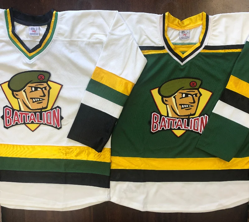 Men's Moisture - Wicking Lacrosse Jerseys with Mesh Panels for Optimal Performance on the FieldCustom Hockey Jerseys with a Battalion Crest Men's Moisture - Wicking Lacrosse Jerseys with Mesh Panels for Optimal Performance on the FieldCustom Hockey Jerseys with a Battalion Crest