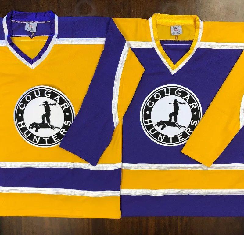 Men's Vintage American Football Jerseys of Legendary Teams for Collectors and FansCustom Hockey Jerseys with a Cougar Hunters Embroidered Twill Logo Men's Vintage American Football Jerseys of Legendary Teams for Collectors and FansCustom Hockey Jerseys with a Cougar Hunters Embroidered Twill Logo