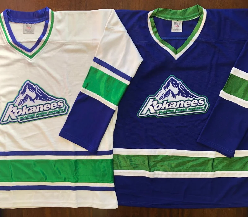 Men's Throwback Tennis Jerseys Inspired by Iconic Matches and PlayersCustom Hockey Jerseys with a Kokanees Embroidered Twill Logo Men's Throwback Tennis Jerseys Inspired by Iconic Matches and PlayersCustom Hockey Jerseys with a Kokanees Embroidered Twill Logo