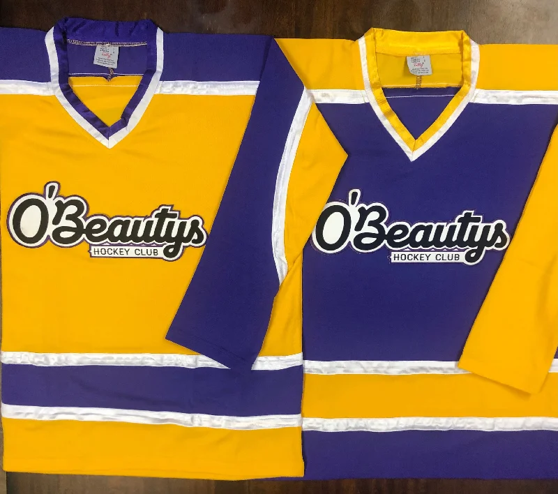 Men's Replica Hockey Jerseys of Star Players for Devoted Ice Hockey SupportersCustom Hockey Jerseys with the O'Beauty's Twill Logo Men's Replica Hockey Jerseys of Star Players for Devoted Ice Hockey SupportersCustom Hockey Jerseys with the O'Beauty's Twill Logo