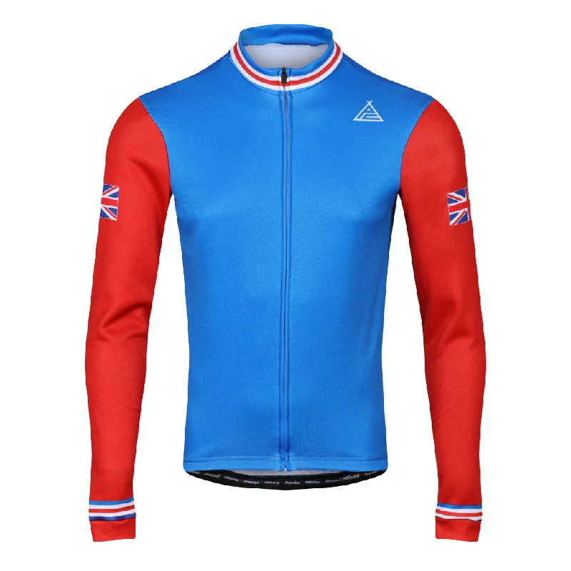 Men's Replica Hockey Jerseys of Star Players for Devoted Ice Hockey SupportersGreat Britain Retro Long Sleeve Jersey Men's Replica Hockey Jerseys of Star Players for Devoted Ice Hockey SupportersGreat Britain Retro Long Sleeve Jersey