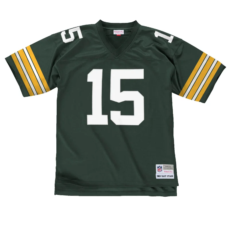 Men's Custom - Printed Baseball Jerseys with Player Names and Numbers for Personalized StyleGreen Bay Packers Bart Starr 1969 Legacy Jersey, Green Men's Custom - Printed Baseball Jerseys with Player Names and Numbers for Personalized StyleGreen Bay Packers Bart Starr 1969 Legacy Jersey, Green