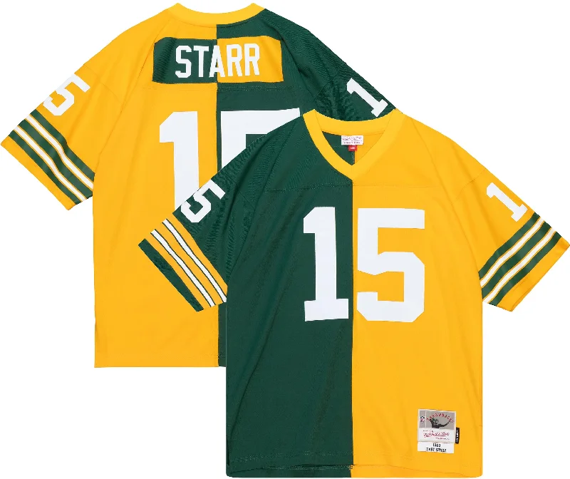 Men's Basketball Jerseys with Signature Player Logos for a Fan - Favorite LookGreen Bay Packers Bart Starr 1969 Split Legacy Jersey Men's Basketball Jerseys with Signature Player Logos for a Fan - Favorite LookGreen Bay Packers Bart Starr 1969 Split Legacy Jersey
