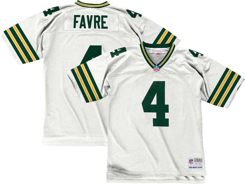 Men's Football Jerseys with Embroidered Club Badges for a Premium and Authentic AppealGreen Bay Packers Brett Favre 1996 White Replica Jersey Men's Football Jerseys with Embroidered Club Badges for a Premium and Authentic AppealGreen Bay Packers Brett Favre 1996 White Replica Jersey