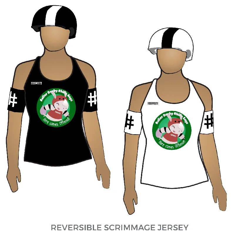 Men's Authentic Soccer Jerseys of National Teams for International Football EventsKawaii Roller Derby Rhino: Reversible Scrimmage Jersey (White Ash / Black Ash) Men's Authentic Soccer Jerseys of National Teams for International Football EventsKawaii Roller Derby Rhino: Reversible Scrimmage Jersey (White Ash / Black Ash)