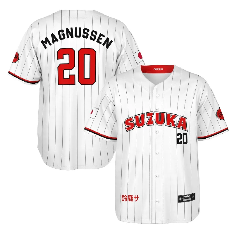 Men's Basketball Jerseys with Signature Player Logos for a Fan - Favorite LookMagnussen - Suzuka City Jersey