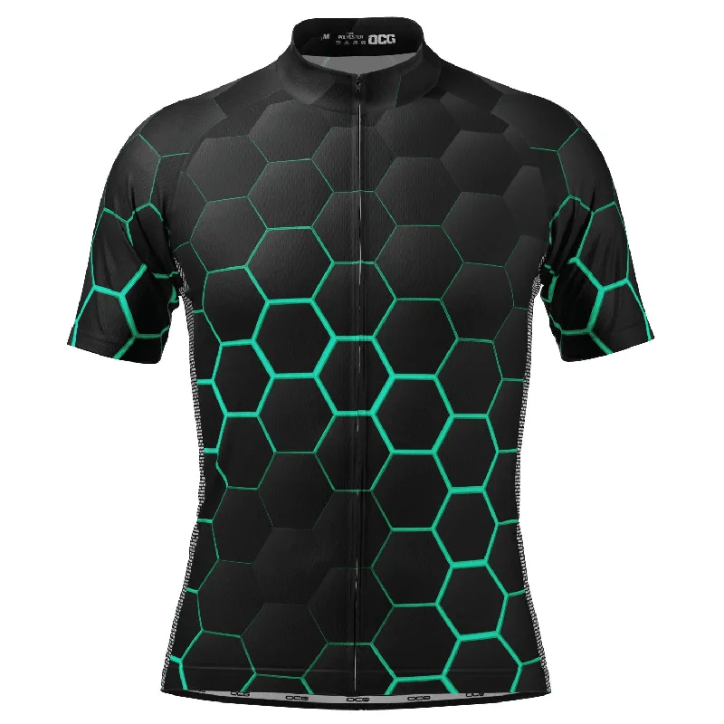 Men's Breathable Polyester Running Jerseys in Bright Neon Colors for High - Visibility WorkoutsMen's Radioactive Short Sleeve Cycling Jersey Men's Breathable Polyester Running Jerseys in Bright Neon Colors for High - Visibility WorkoutsMen's Radioactive Short Sleeve Cycling Jersey