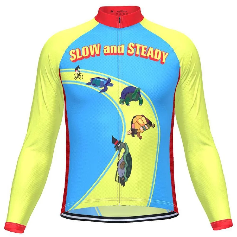 Men's Retro Soccer Jerseys of Famous Clubs from the 90s for Nostalgic Football EnthusiastsMen's Slow and Steady Long Sleeve Cycling Jersey Men's Retro Soccer Jerseys of Famous Clubs from the 90s for Nostalgic Football EnthusiastsMen's Slow and Steady Long Sleeve Cycling Jersey