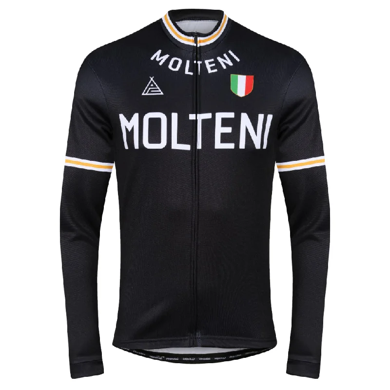 Men's Basketball Jerseys with Signature Player Logos for a Fan - Favorite LookMolteni Black Retro Long Sleeve Jersey Men's Basketball Jerseys with Signature Player Logos for a Fan - Favorite LookMolteni Black Retro Long Sleeve Jersey