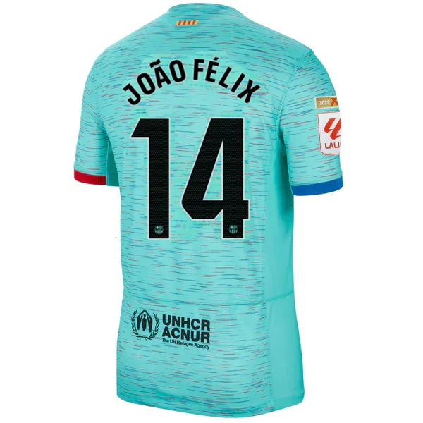 Men's Basketball Jerseys with Signature Player Logos for a Fan - Favorite LookNike Barcelona João Félix Third Jersey w/ La Liga Champion Patches 23/24 (Light Aqua/Royal Blue) Men's Basketball Jerseys with Signature Player Logos for a Fan - Favorite LookNike Barcelona João Félix Third Jersey w/ La Liga Champion Patches 23/24 (Light Aqua/Royal Blue)